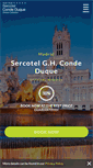 Mobile Screenshot of en.granhotelcondeduque.com